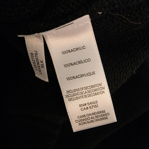 Karl Lagerfeld Black Sweater with Cat Design - Picture 12 of 14